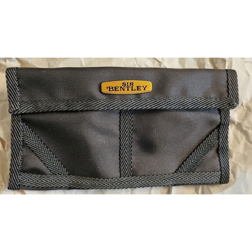 New WOT Sir Bentley Wallet Coupon Holder Dossier Gray